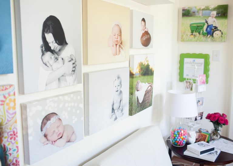 In-home newborn photography studio