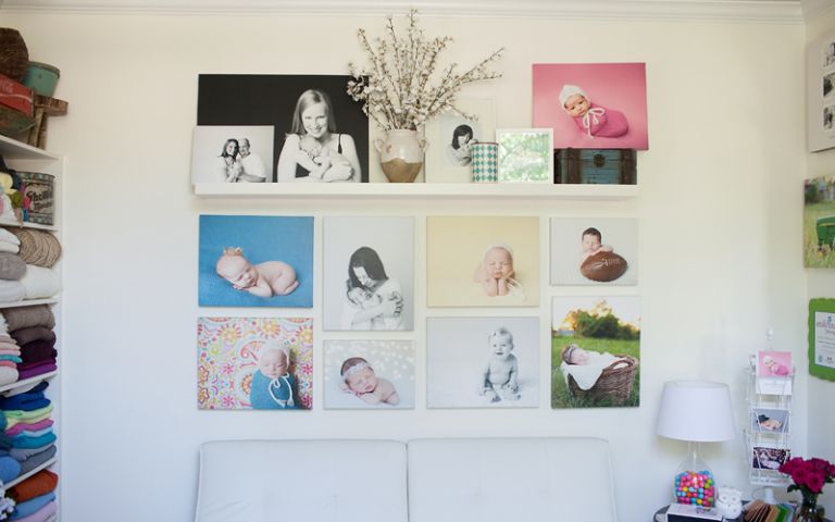 In-home newborn photography studio