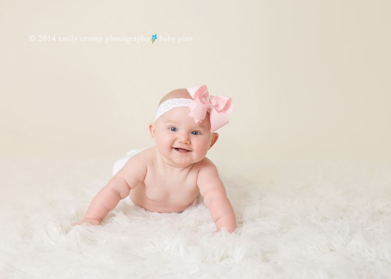 Tomball Milestone 6 Month Photography