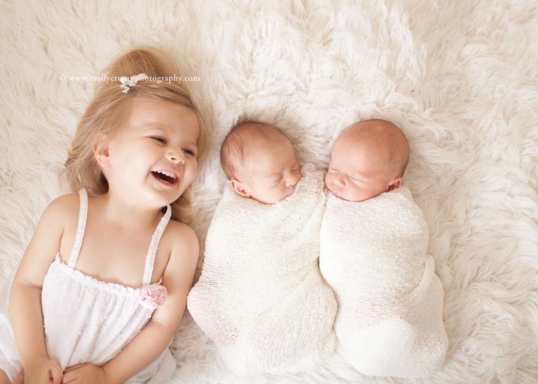 Houston Twins Newborn Photography